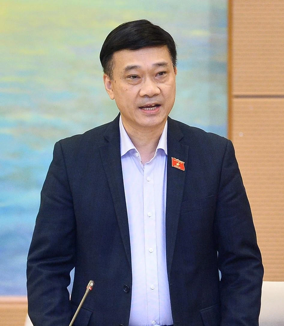 Chủ nhiệm Ủy ban Kinh tế Vũ Hồng Thanh: “Tuyến đường vành đai 3 TP.HCM có đủ điều kiện để xem xét, quyết định đầu tư”. Ảnh: quochoi.vn