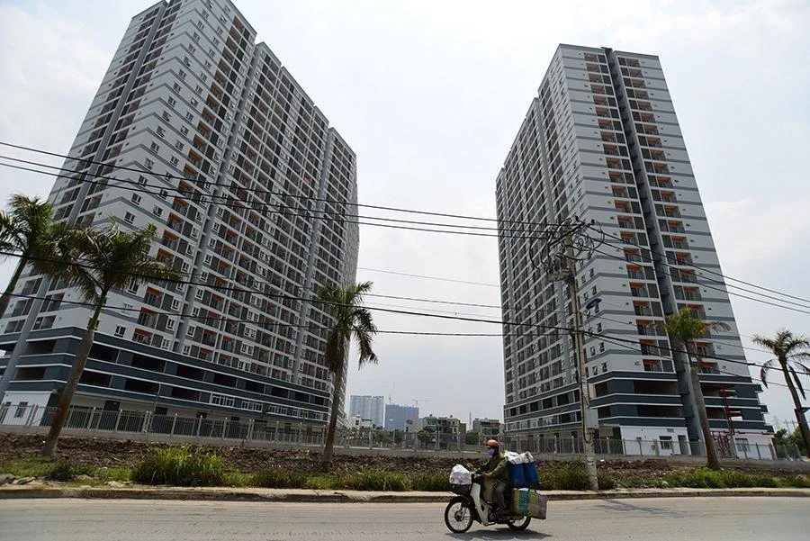Một dự án nhà ở xã hội tại TP.HCM. Ảnh: HOÀNG GIANG