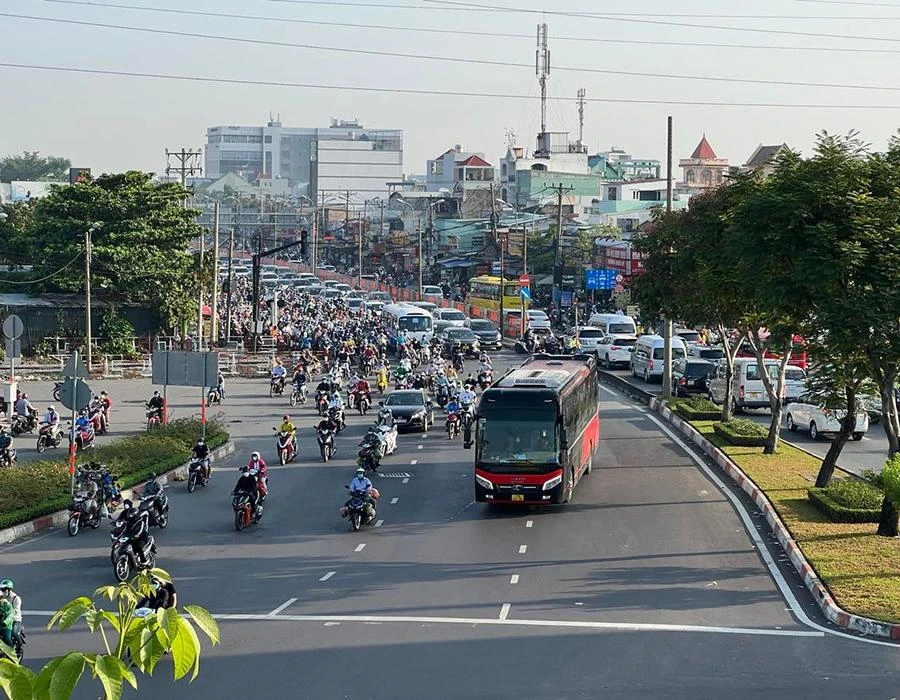 Sở GTVT TP.HCM đề xuất hai phương án hạn chế xe khách lưu thông vào trung tâm TP. Ảnh: ĐT