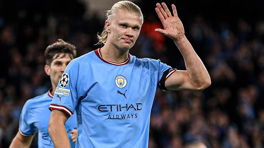 Haaland không ăn mừng bàn thắng vào lưới đội bóng cũ. Ảnh: GETTY