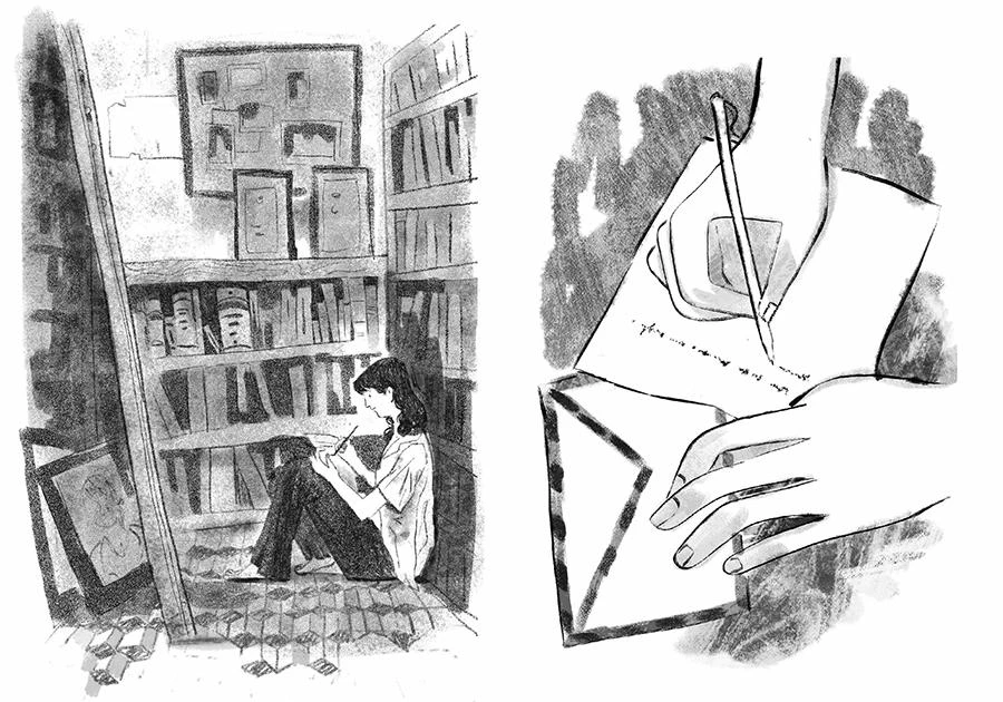 Trong đáy mắt trời xanh là vĩnh viễn. Minh họa: TẤT SỸ