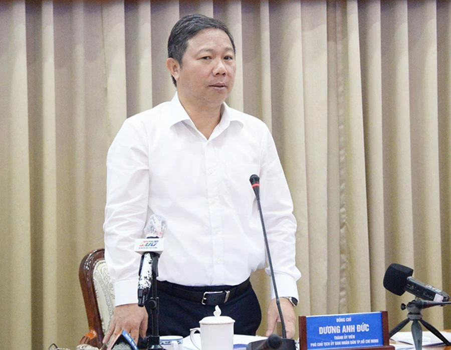 Phó Chủ tịch UBND TPHCM Dương Anh Đức khẳng định lãnh đạo TP, trung ương luôn mong muốn báo chí ngày càng phát triển mạnh mẽ hơn. Ảnh: THANH TUYỀN