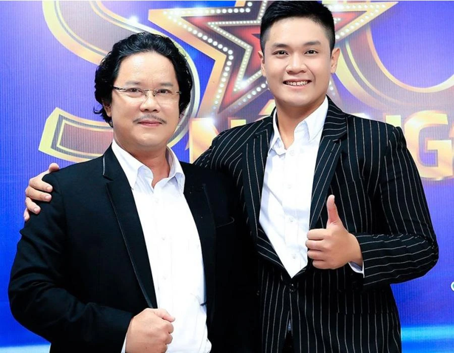 Cha Công Hậu, con Nhất Duy cùng bán đất làm phim. Ảnh: NVCC