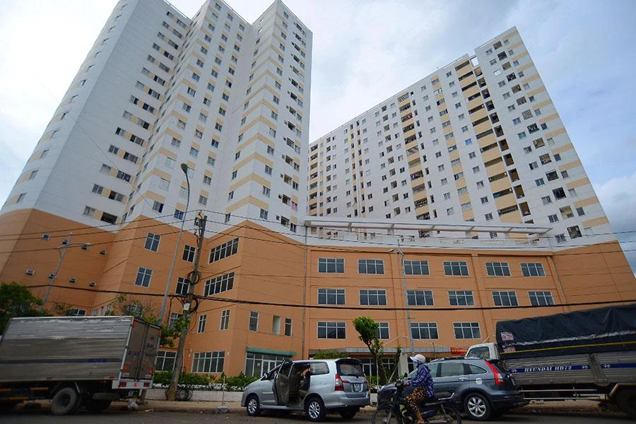 Một dự án nhà ở giá rẻ tại TP.HCM. Ảnh: HOÀNG GIANG