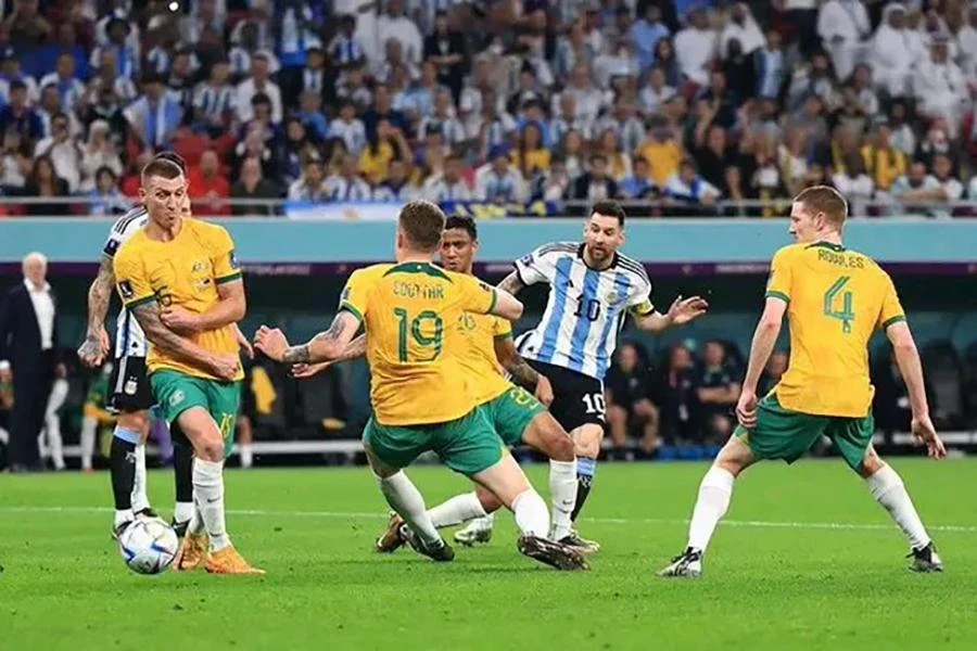 Úc là đội thứ hai khiến Argentina bộc lộ sự lúng túng khi phòng ngự, điều kiện đủ cho một nhà vô địch. Ảnh: GETTY IMAGES