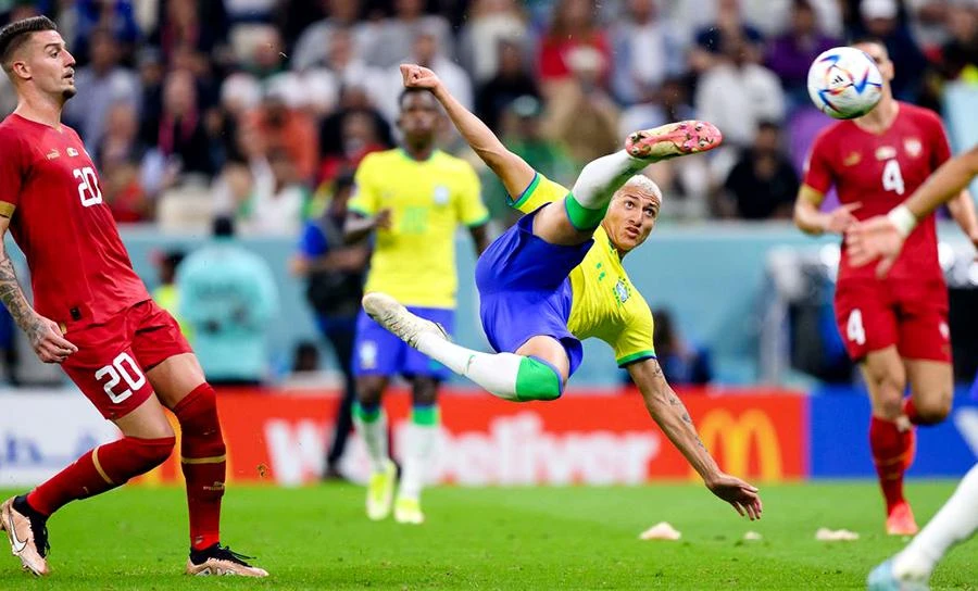 Son Heung-min và đồng đội đã thắng Brazil của châu Âu và giờ họ sẽ đối diện với một Brazil đã năm lần vô địch thế giới. Ảnh: GETTY IMAGES