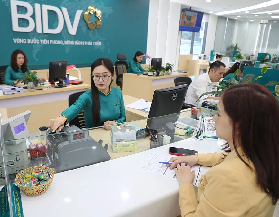 Trong 30 ngân hàng thương mại niêm yết chỉ có 16 ngân hàng có tỉ lệ sở hữu của nhà đầu tư nước ngoài trên 15%. Ảnh minh họa: THÙY LINH