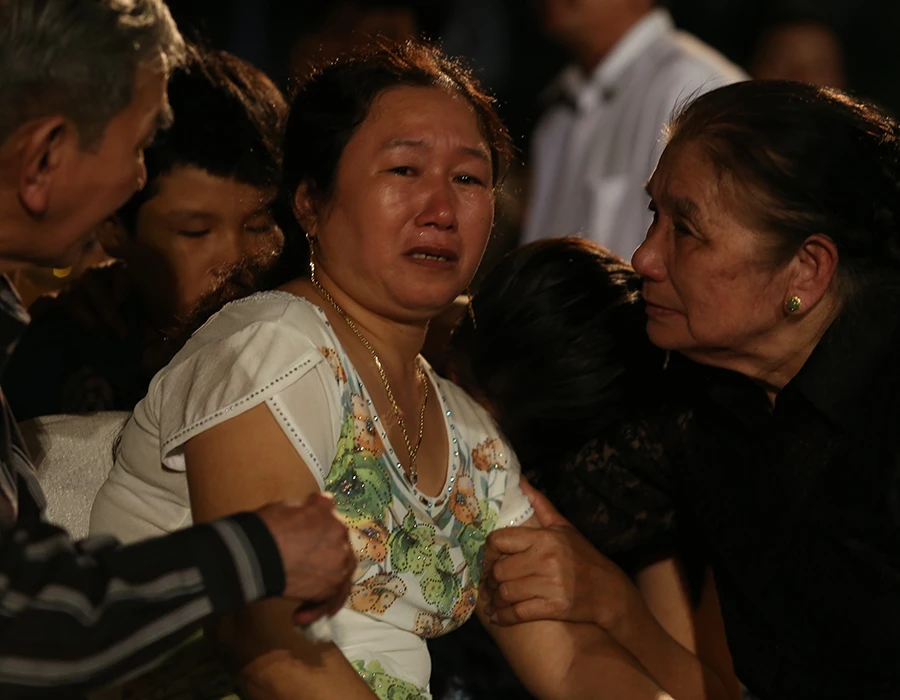 Một cuộc đoàn tụ trong chương trình. Ảnh: NCHCCCL