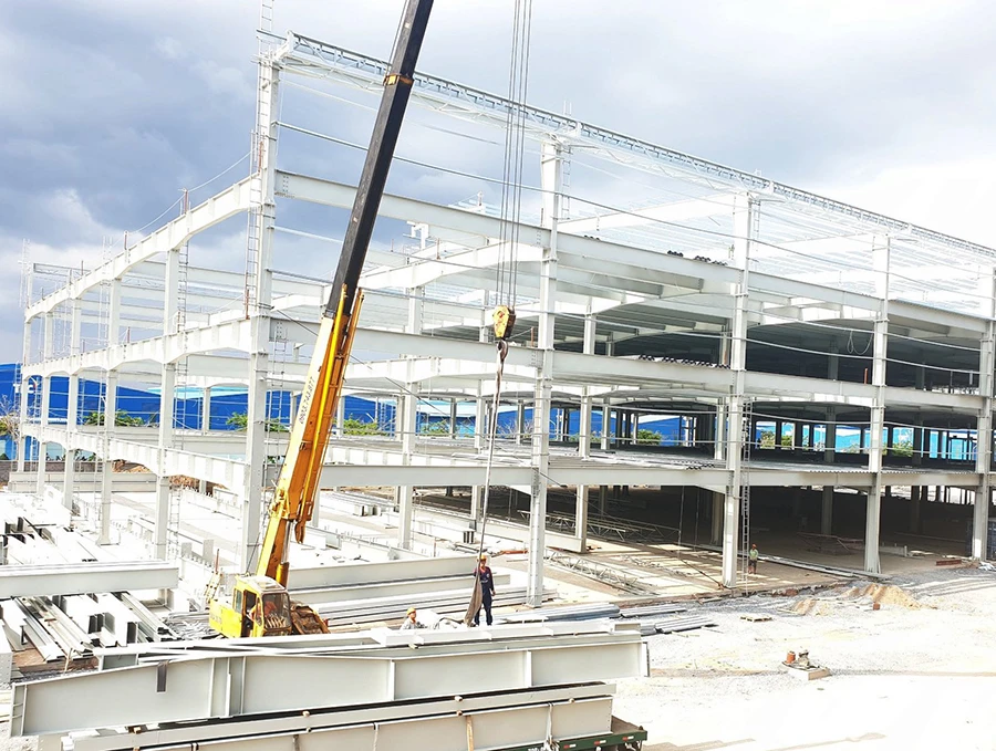 Bất động sản nhà xưởng đang được bổ sung nguồn cung, đây cũng là phân khúc được kỳ vọng nhất trong năm 2023. Ảnh minh họa: Q.HUY