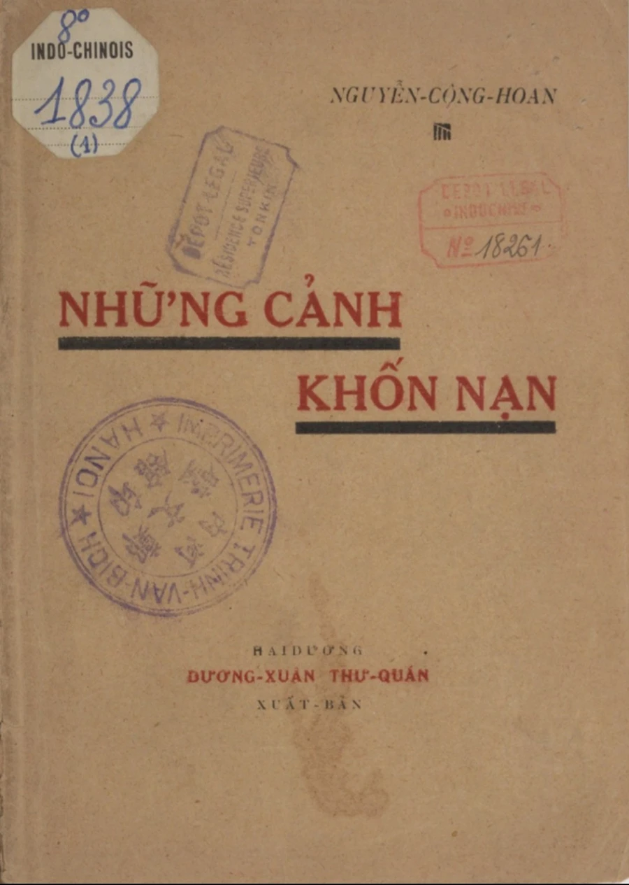 Dương Xuân thư quán ở Hải Dương của Nguyễn Công Hoan xuất bản sách Những cảnh khốn nạn của chính tác giả. Ảnh trong bài: ĐÌNH BA