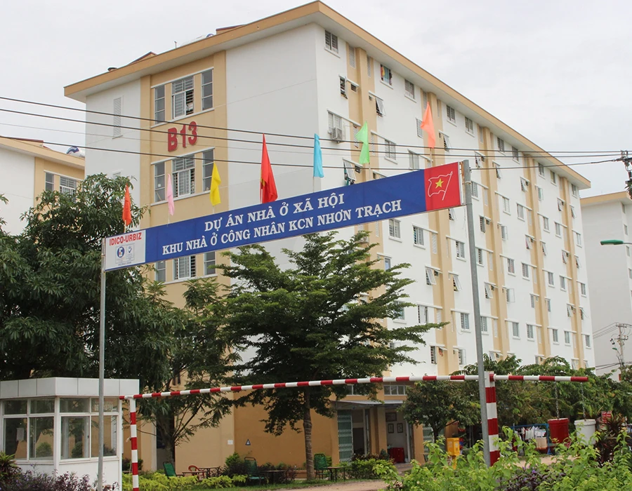 Dự án nhà ở xã hội tại huyện Nhơn Trạch, tỉnh Đồng Nai. Ảnh: VŨ HỘI