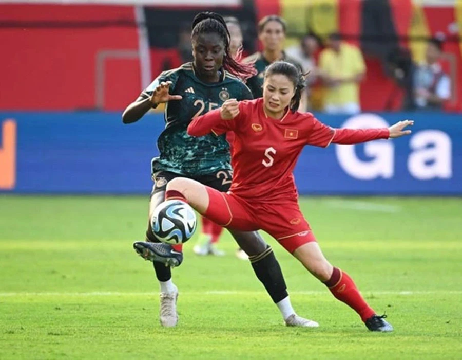 Trận giao hữu Đức - Việt Nam tỉ số 2-1. Ảnh: GETTY IMAGES