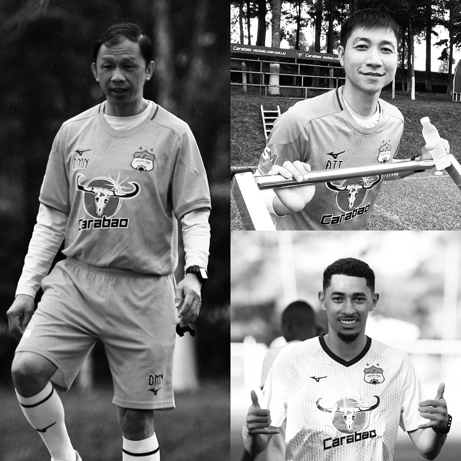 Ba thành viên của HA Gia Lai tử nạn trên chuyến xe định mệnh: HLV Dương Minh Ninh (trái), BSĐàoTrọng Trí (trên, phải), cầu thủ Paollo Oliveira (dưới). Ảnh: CLB Ba thành viên của HA Gia Lai tử nạn trên chuyến xe định mệnh: HLV Dương Minh Ninh (trái), BSĐàoTrọng Trí (trên, phải), cầu thủ Paollo Oliveira (dưới). Ảnh: CLB