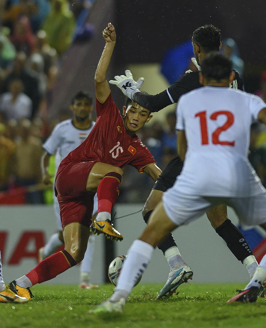 Trận thắng nhọc nhằn U-23 Yemen 1-0. Ảnh: ANH THỊNH