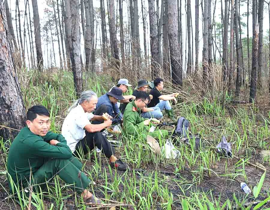 Lực lượng cảnh sát hình sự đã mất gần ba năm để làm rõ, khởi tố, thu hồi nhiều diện tích đất, tài sản bị thất thoát cho Nhà nước. Ảnh: VÕTÙNG