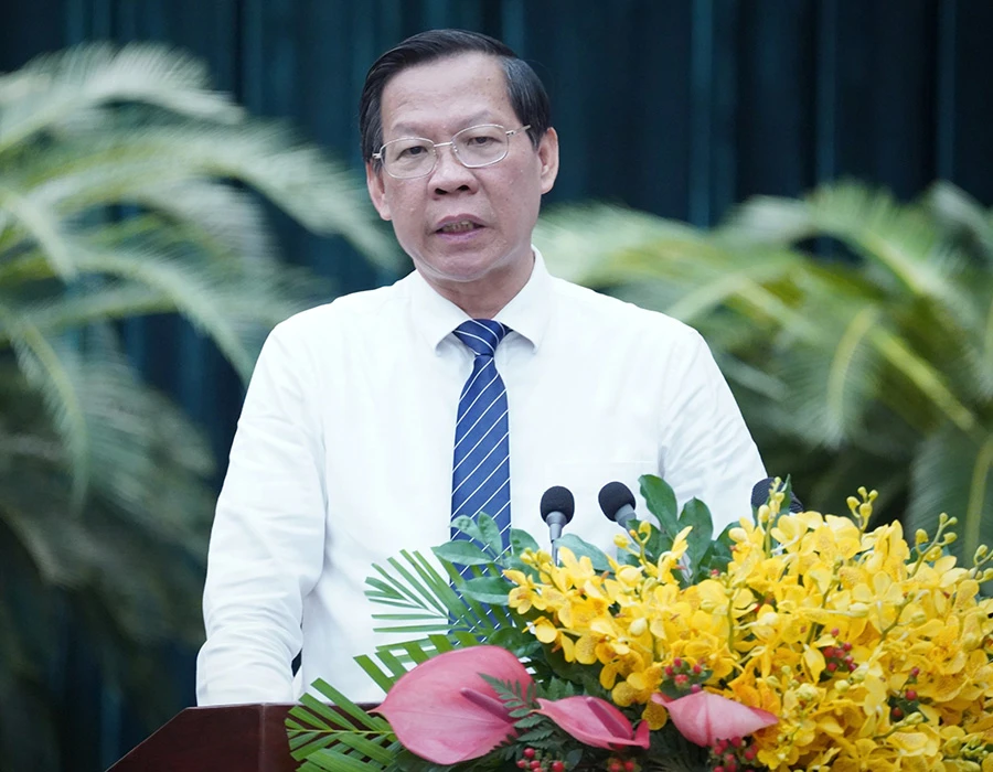 Chủ tịch UBND TP.HCM Phan Văn Mãi. Ảnh: T.VĂN