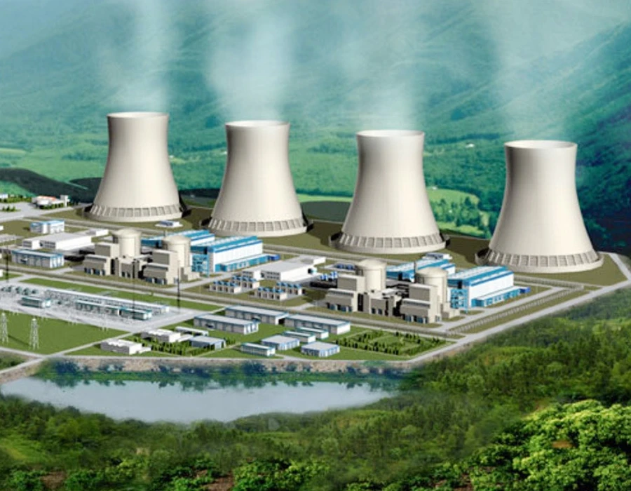 Phối cảnh dự án điện hạt nhân Ninh Thuận năm 2016. Ảnh: Tư liệu chinhphu