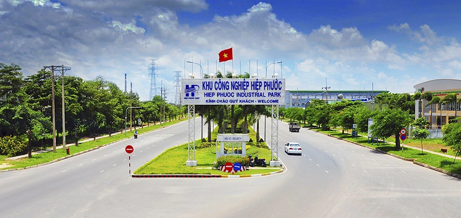 Khu công nghiệp Hiệp Phước sau thời gian thí điểm mô hình sinh thái đã có nhiều kết quả khả quan. Ảnh: CTV