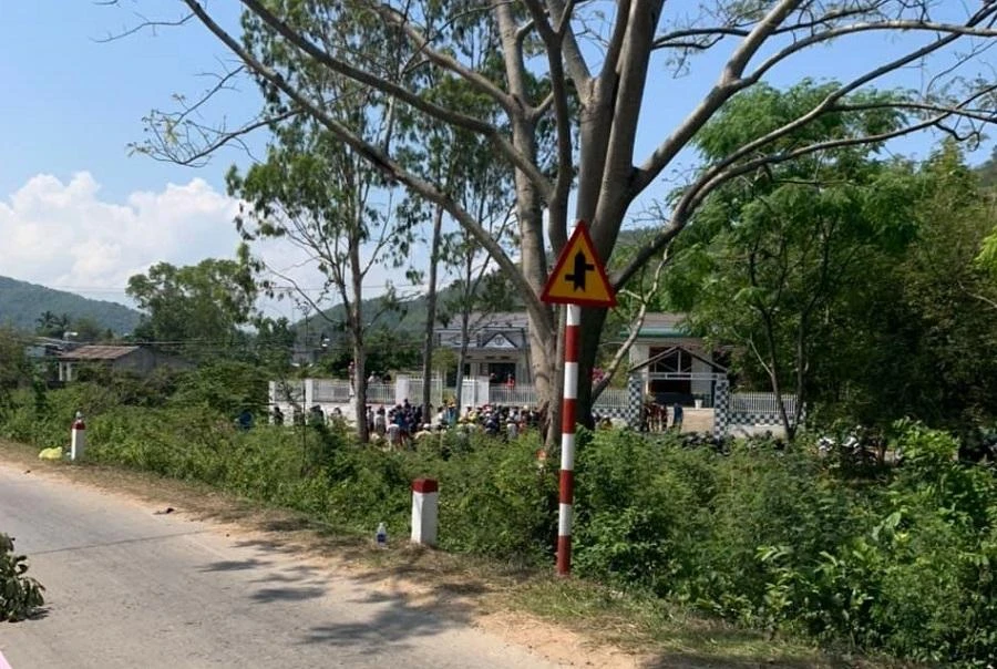 Khu vực xảy ra sự việc. Ảnh AH