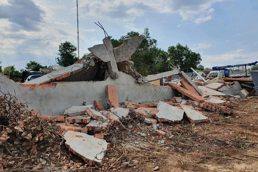 Việc buông lỏng quản lý đất đai dẫn đến việc xây dựng trái phép tràn lan ở Đắk Lắk. Ảnh QN