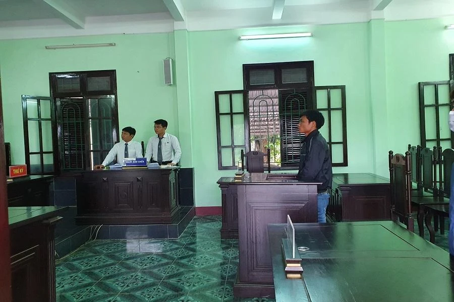 Quang cảnh phiên tòa ngày 26-5. Ảnh: HT