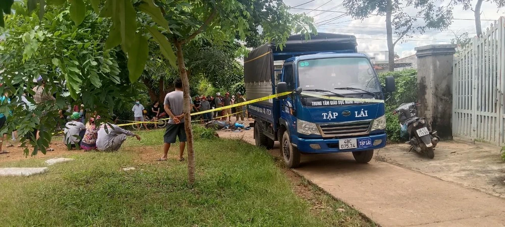 Khu vực xảy ra sự việc. Ảnh: GN