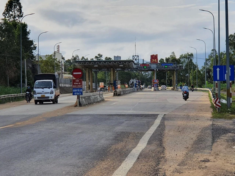 BOT 36.71 nằm trên quốc lộ 19. Ảnh QN