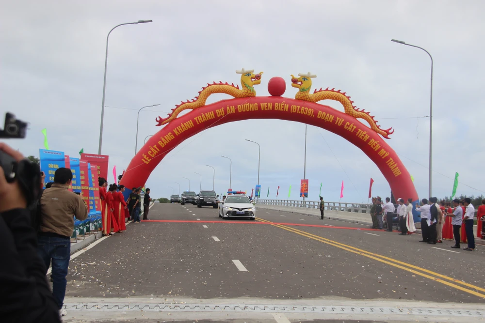 Dự án đường ven biển có tổng mức đầu tư hơn 1900 tỉ đồng. Ảnh QN