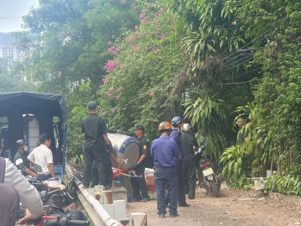 Đã có 15 công trình trái phép ở phường Ghềnh Ráng bị tháo dỡ. Ảnh QN