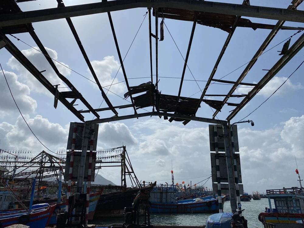 UBND tỉnh Bình Định đã đồng ý chủ trương sửa chữa cảng cá Đề Gi. Ảnh: NQ