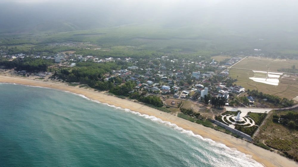 Một góc bãi biển Lộ Diêu