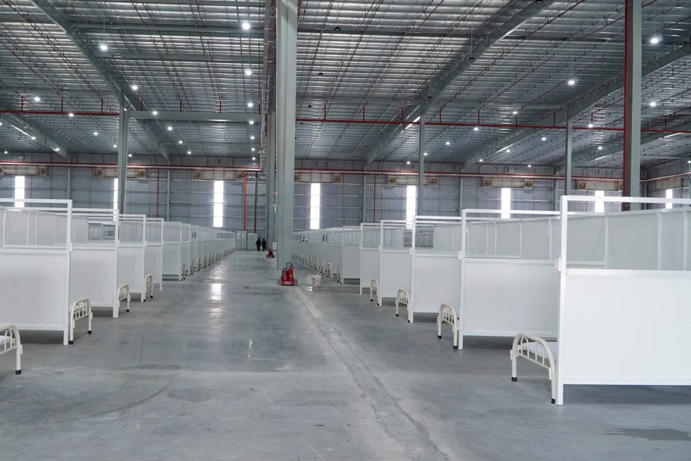 Hình ảnh bên trong BV dã chiến 5.000 giường ở Bình Dương sắp đưa vào hoạt động ảnh 2