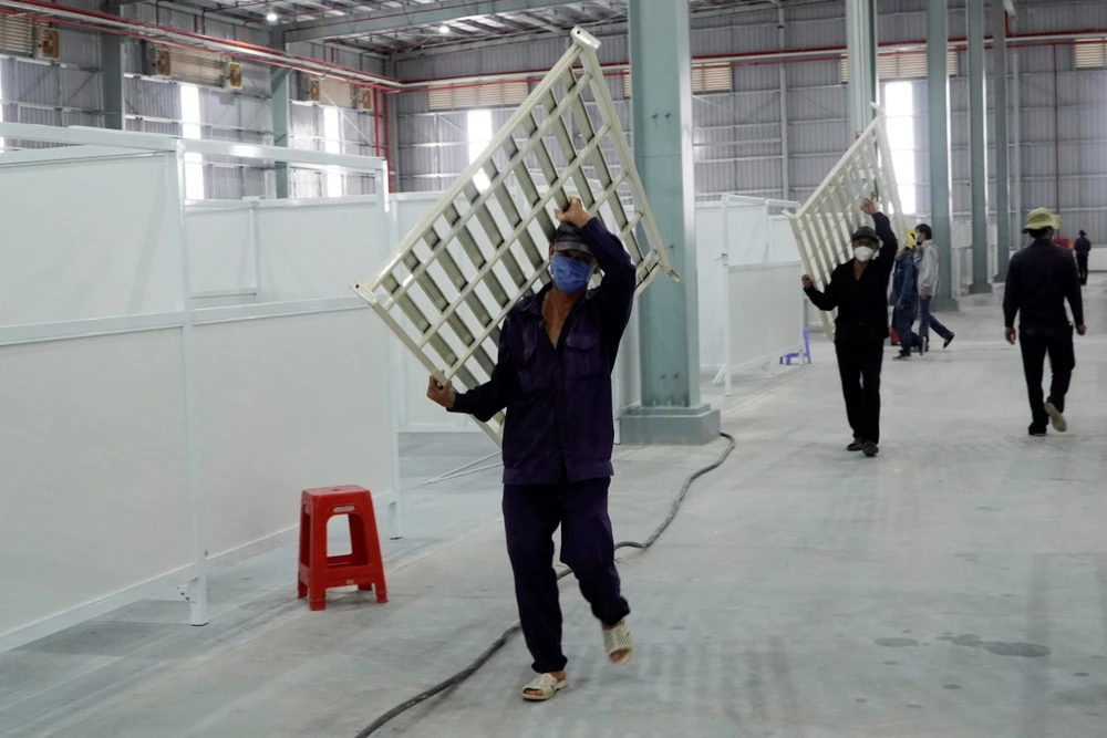 Hình ảnh bên trong BV dã chiến 5.000 giường ở Bình Dương sắp đưa vào hoạt động ảnh 5