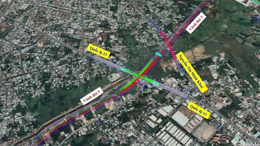 Vành đai 3 đi qua địa bàn tỉnh Bình Dương. Ảnh: LA Vành đai 3 đi qua địa bàn tỉnh Bình Dương. Ảnh: LA