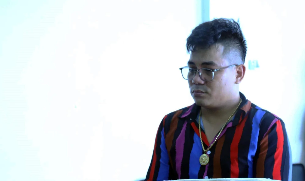 Dần bị bắt khi đang tạng trữ số lượng lớn thuốc lắc. Ảnh: LA