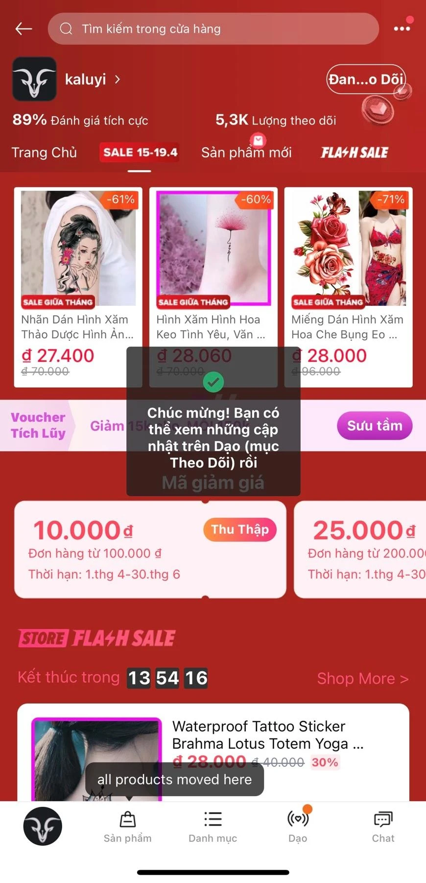 Sàn giao dịch giống giao diện của Lazada mà kẻ lừa đảo đưa cho chị H. Ảnh: NVCC