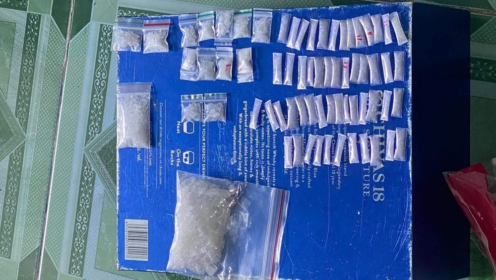 Số ma túy công an thu giữ. Ảnh: LA