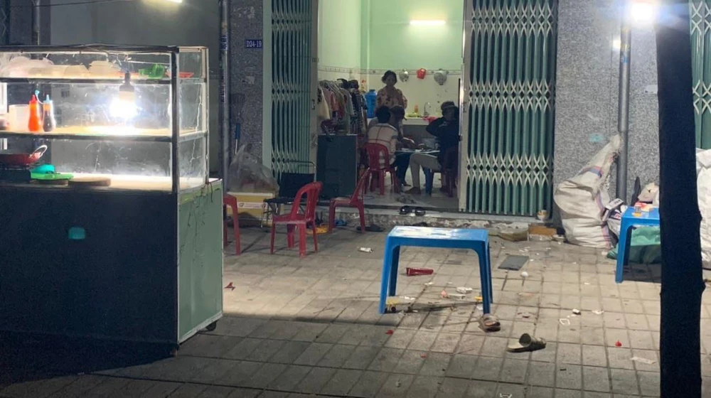 Hiện trường xảy ra vụ hỗn chiến khiến một người thiệt mạng. Ảnh: CACC