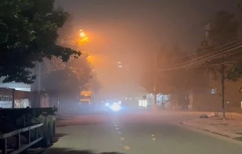 Khu vực khói bụi người dân phản ánh. Ảnh: Người dân cung cấp