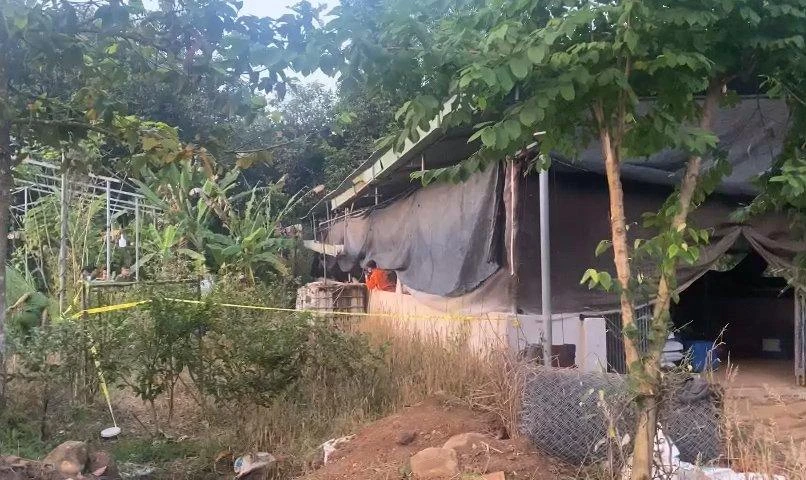 Khu vực bồn nước, nơi hai nam thanh niên tử vong. Ảnh: TT