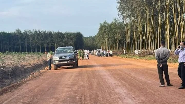 Hiện trường vụ việc. Ảnh: LA