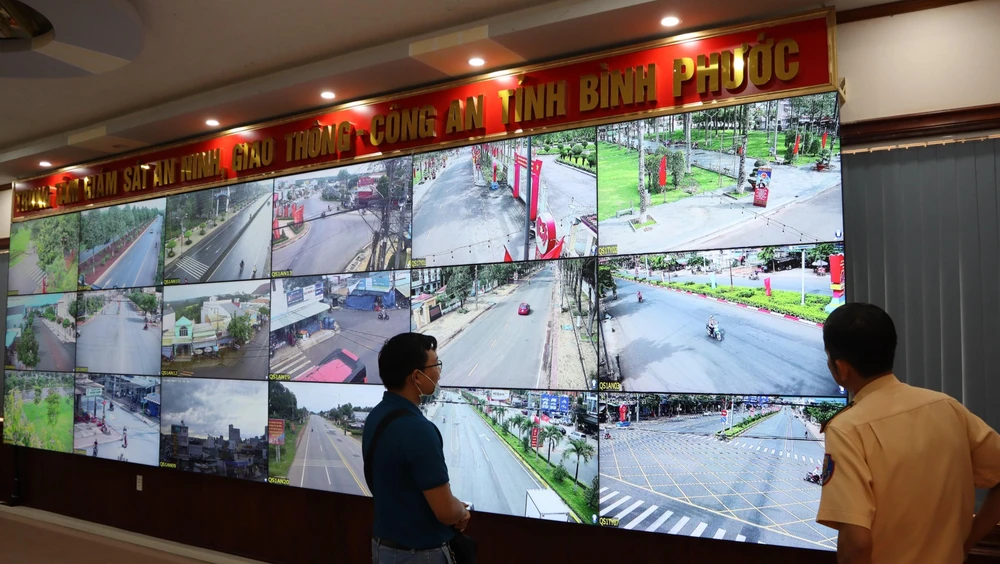 Hệ thống camera giám sát đã giúp lực lượng công an xử lý, phạt nguội hàng ngàn trường hợp vi phạm giao thông. Ảnh: DH