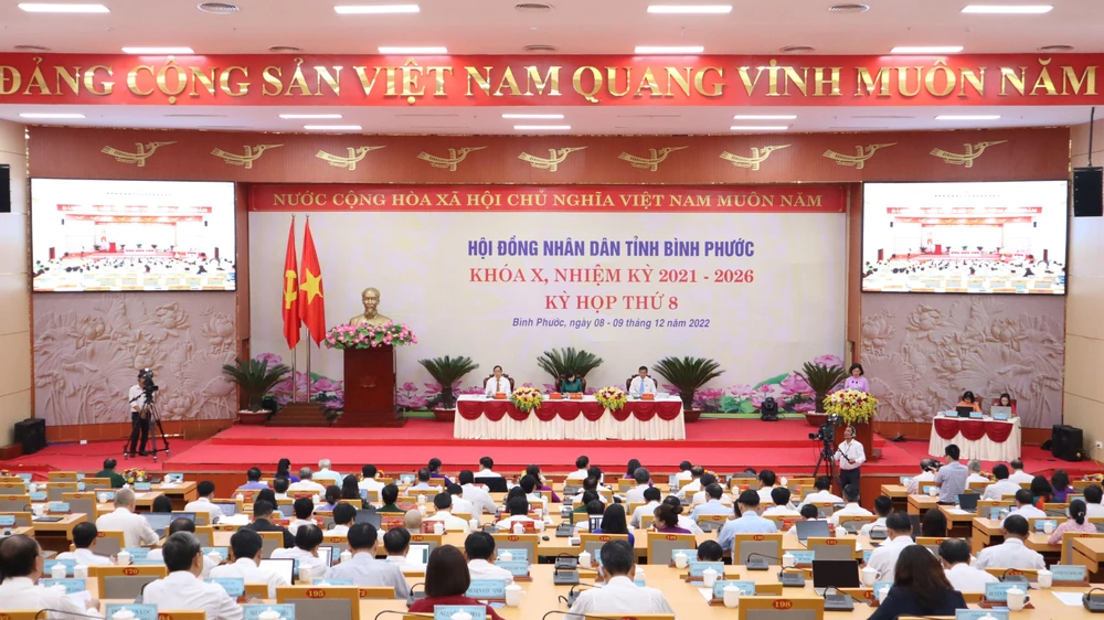 Toàn cảnh kỳ họp. Ảnh: DH