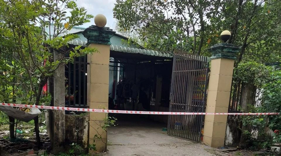 Ngôi nhà nơi xảy ra vụ án mạng. Ảnh: LA