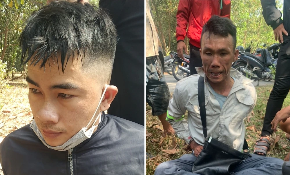 Hai kẻ trộm có tiền án bị bắt sau hơn 10 km truy đuổi. Ảnh: CACC