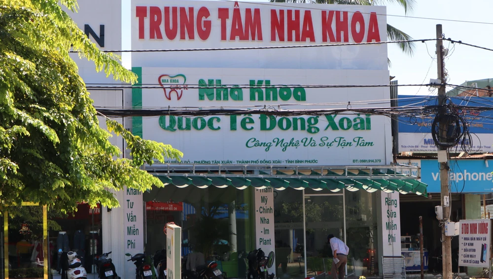 Mặc dù không có phép hoạt động nhưng cơ sở này vẫn hoạt động. Ảnh: LÊ ÁNH
