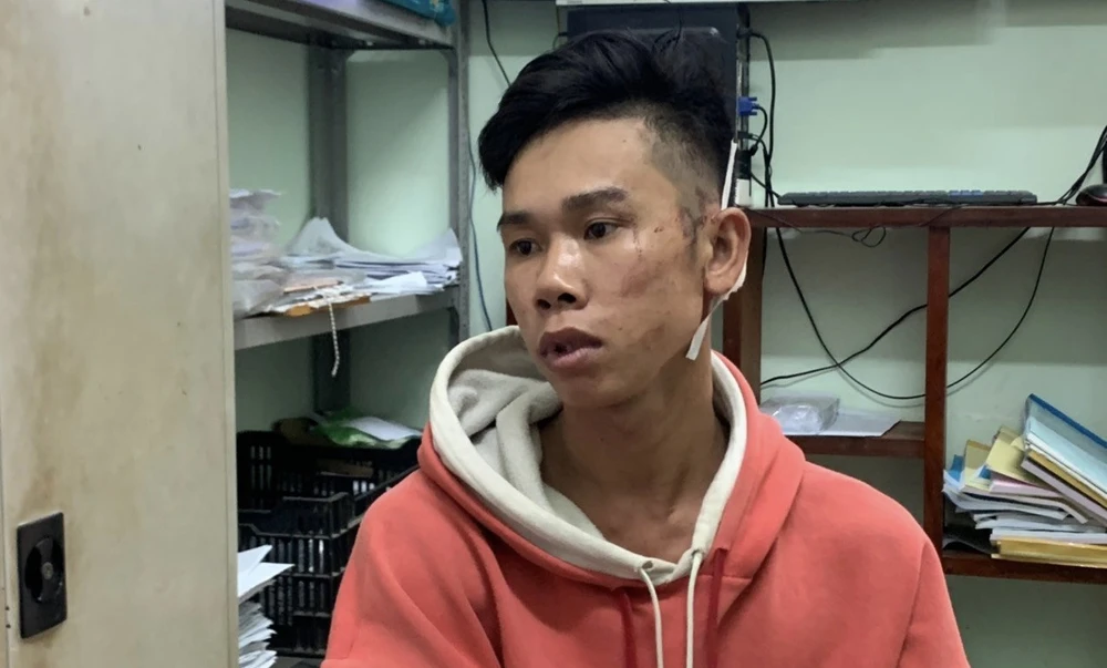 Nghĩa bị tạm giữ để điều tra về hành vi giết người. Ảnh: LA Nghĩa bị tạm giữ để điều tra về hành vi giết người. Ảnh: LA