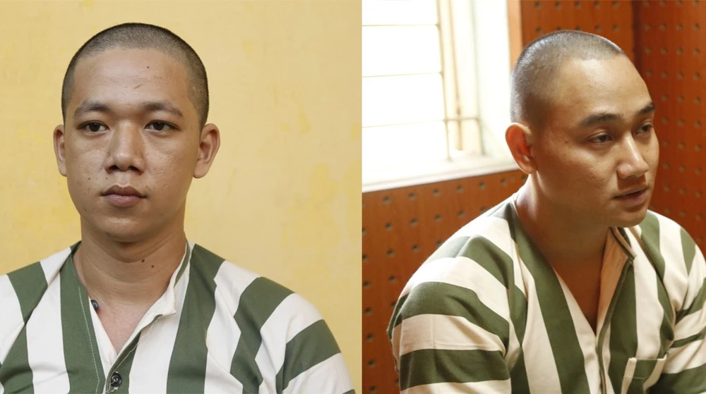 Vũ và Phong bị tạm giữ để điều tra về hành vi cướp giật tài sản. Ảnh: CACC