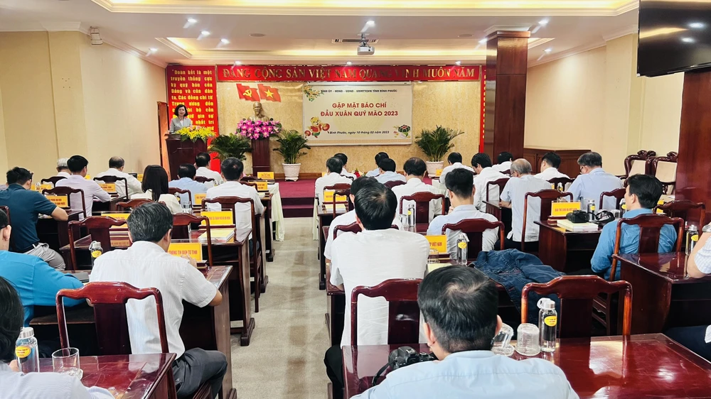 Các cơ quan báo chí đóng góp rất lớn cho sự phát triển của Bình Phước.