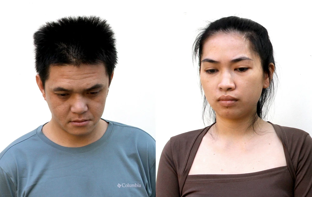 Đôi tình nhân bị bắt vì hành vi cướp tài sản. Ảnh: CACC cướp tài sản